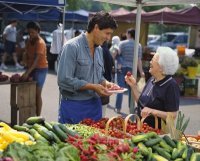 Sampling and Haggling at the Flea Market.