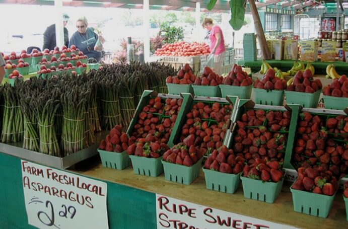 Image of farmers market produce