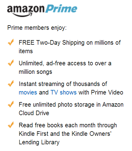 Amazon Prime Benefits