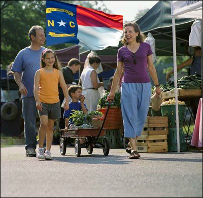 North Carolina farmers market